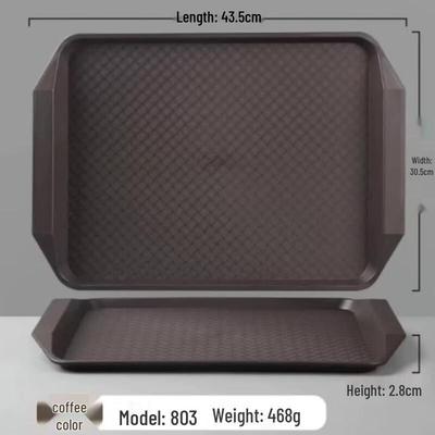 Muke Anti-slip Plastic Serving Tray