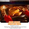 Stainless Steel V Rack for Meat Roasting in Oven 10 Inch Wide V Design Allows for Drippings and Vegetable Cooking Below
