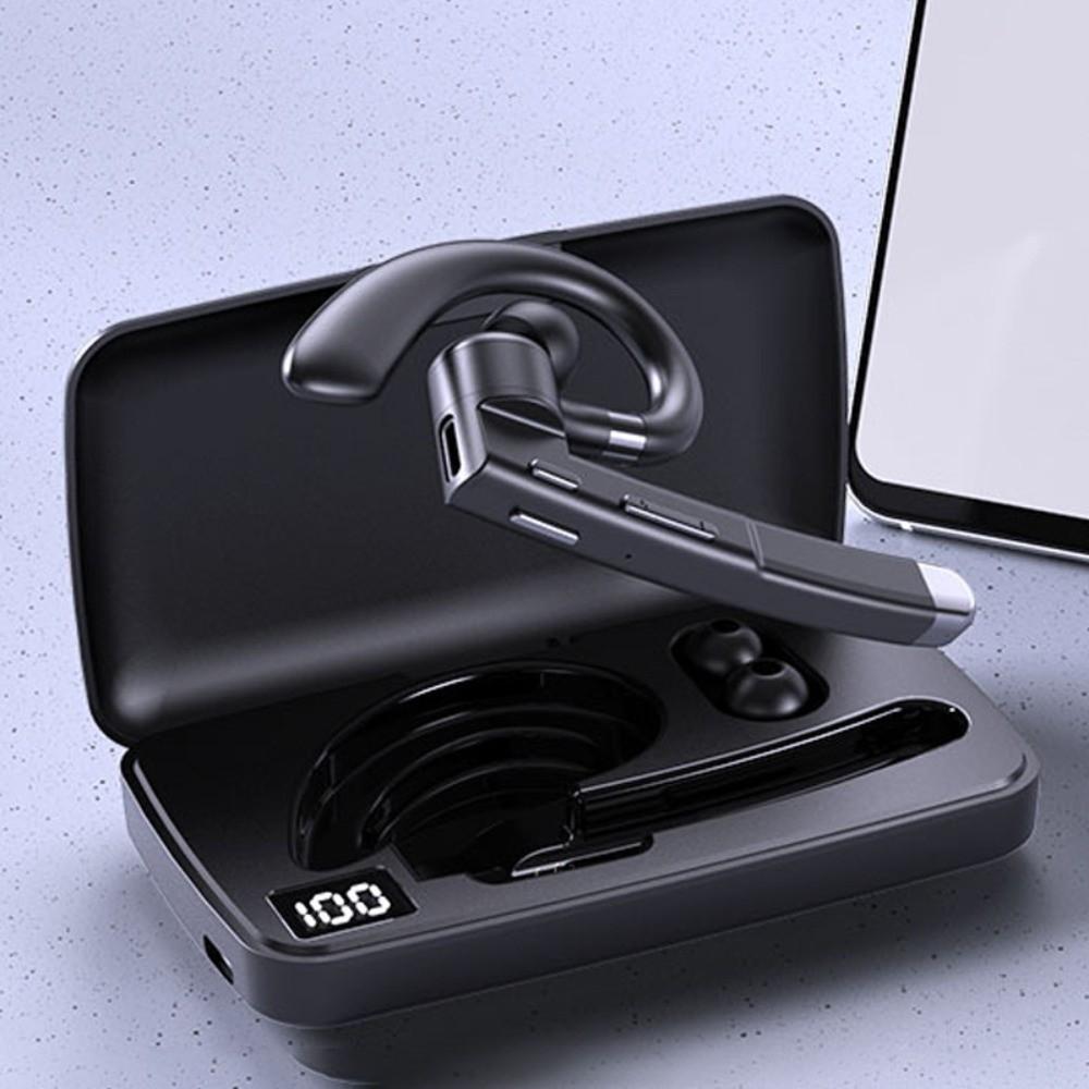 Screen Display Bluetooth Earphone Rotatable Wireless Headphones Ear Hook Business Headset  Business
