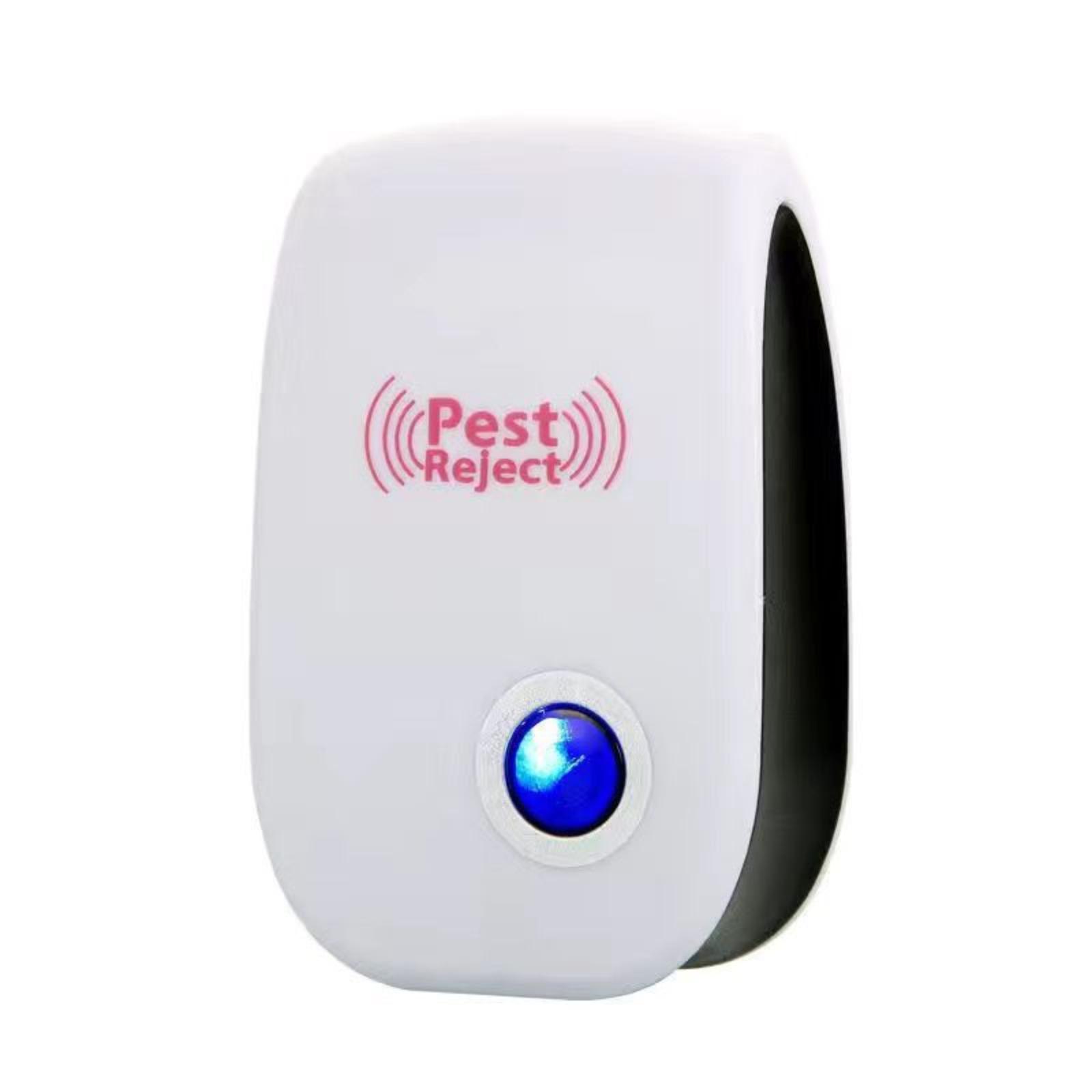 

Ultrasonic Pest Repeller Electronic Mosquito Mouse Repellent Device High Power Insect Rodent Control Night Light Plug In One Size