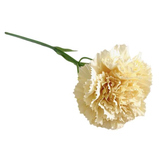 Künstliche Nelkenblume 29 cm Fake Seiden-Nelkenblume mit Einzelstiel für Hochzeit Brautstrauß Jubiläum Geburtstag Haus Esstisch Dekoration