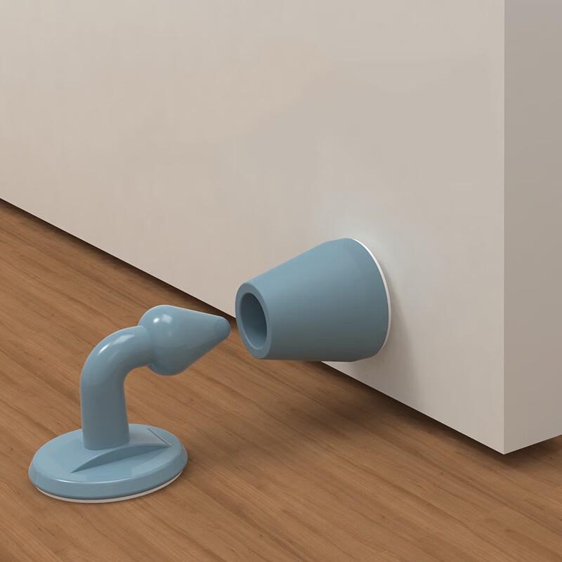 Honggong Punch-Free Silicone Floor Door Stopper