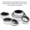 1Meter Self Adhesive Magnetic Tape Rubber Magnet Tape Strong Flexible Magnet Stripe for Refrigerator Photo Posters 39.37inch