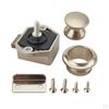 25mm Keyless Push Button Type Lock Furniture Drawer Cupboard Door Yacht Cabinet Latch Knob for Boat