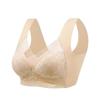 Popular Plus Size Lace Wire-Free Ice Silk Seamless Breathable Bra for Beautiful Back and Slimmer Look.