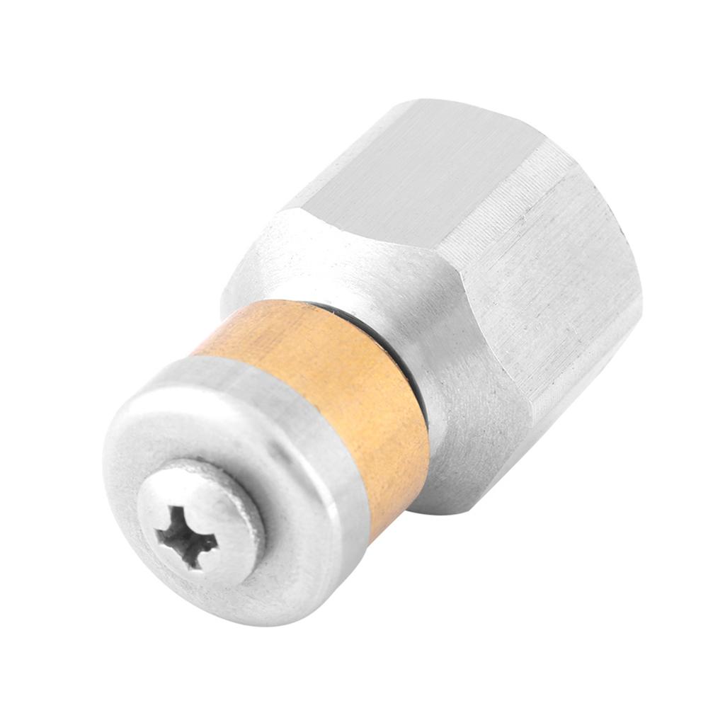 Stainless Steel SS304 Pressure Sewer Cleaning Pipe Drain Washing Rotary Nozzle 3 8BSP Female