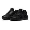 Nike Huarache Run Grade School 'Triple Black' (Unisex) Black / Black-Black Kids' Running Shoes 654275 016