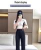 Women's Micro-Flared High-Waisted Bell Bottoms - 2026 Summer Slimming Casual Wide-Leg Pants