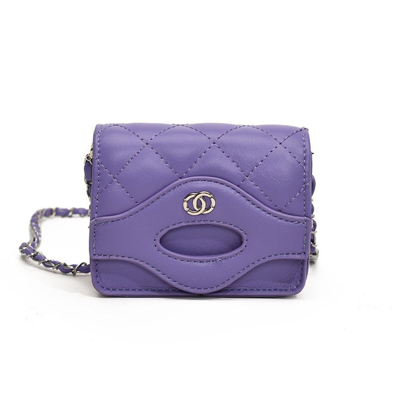 Mini Kids Contemporary Bag With Stylish Chain And Soft Lining Polyester