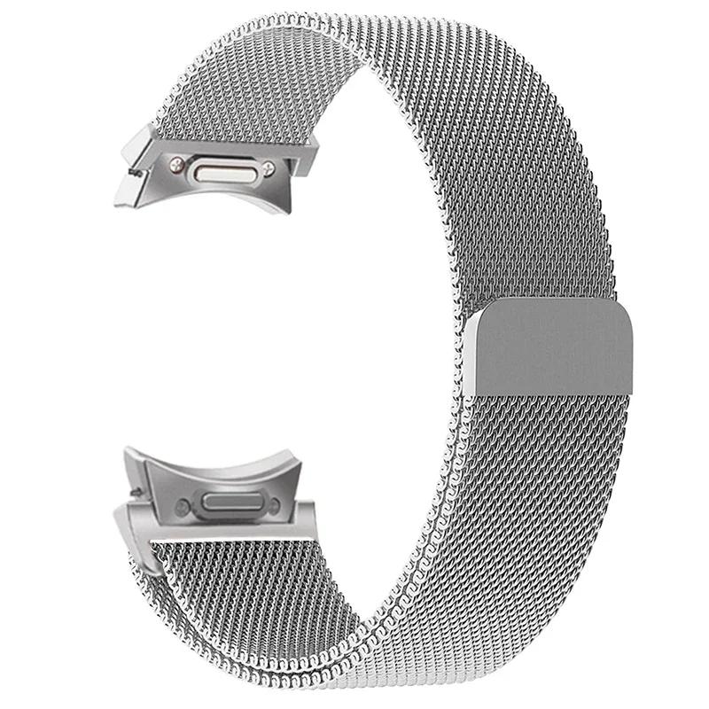 Quick Fit Milanese No Gaps Band for Samsung Galaxy Watch 7 6 5 4 Classic 43mm47mm40mm44mm42mm46mm 5Pro 45mm Magnetic Loop Strap