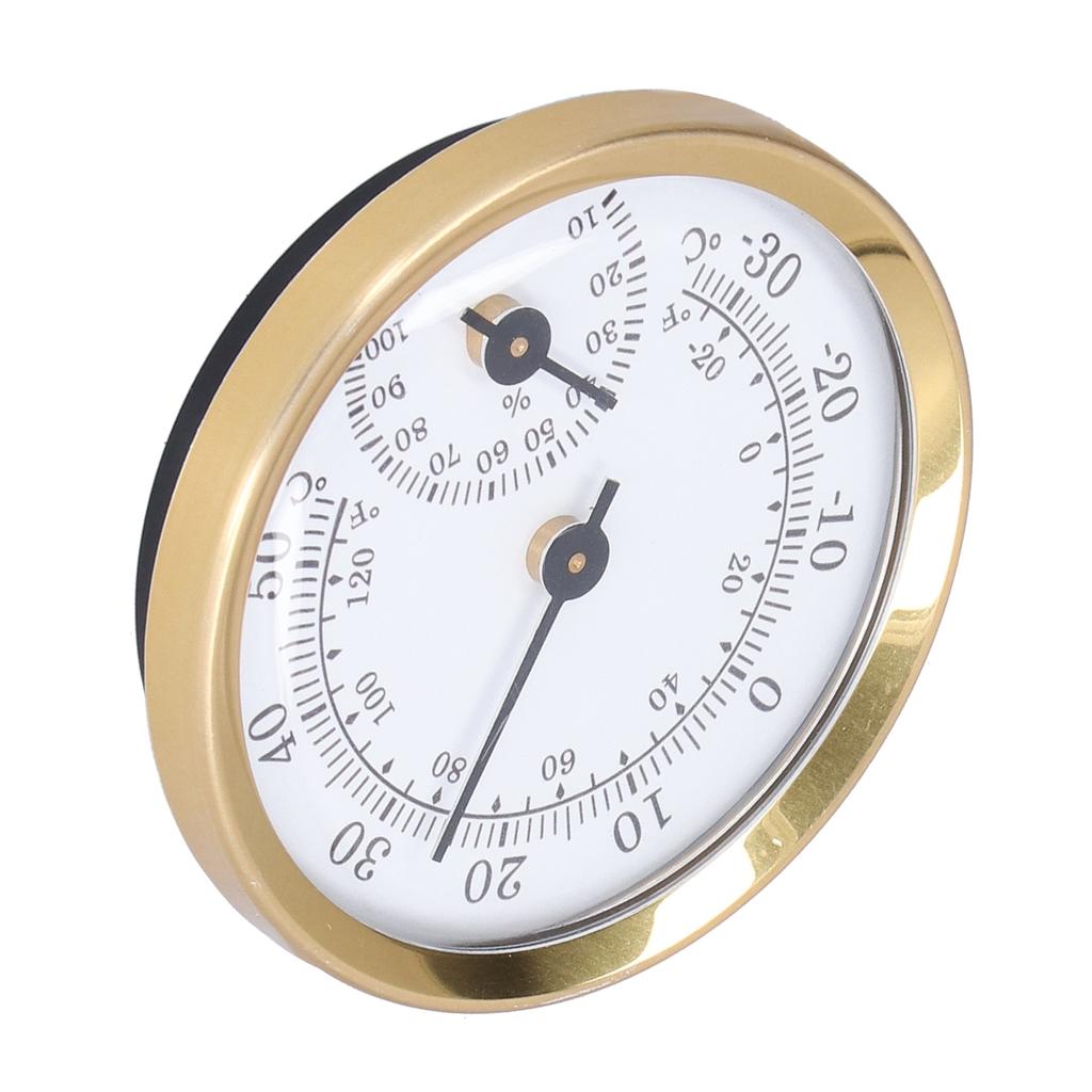 Indoor Thermometer Household Mini Durable Pointer Free Battery Temperature Humidity Monitor for Home
