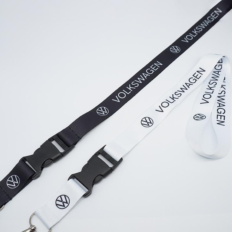efg1 Car Sticker Lanyard Nylon Printing Emblem Style Keychain Motorcycle For VW Volkswagen Golf 6 7 Polo Passat Jetta YSGS