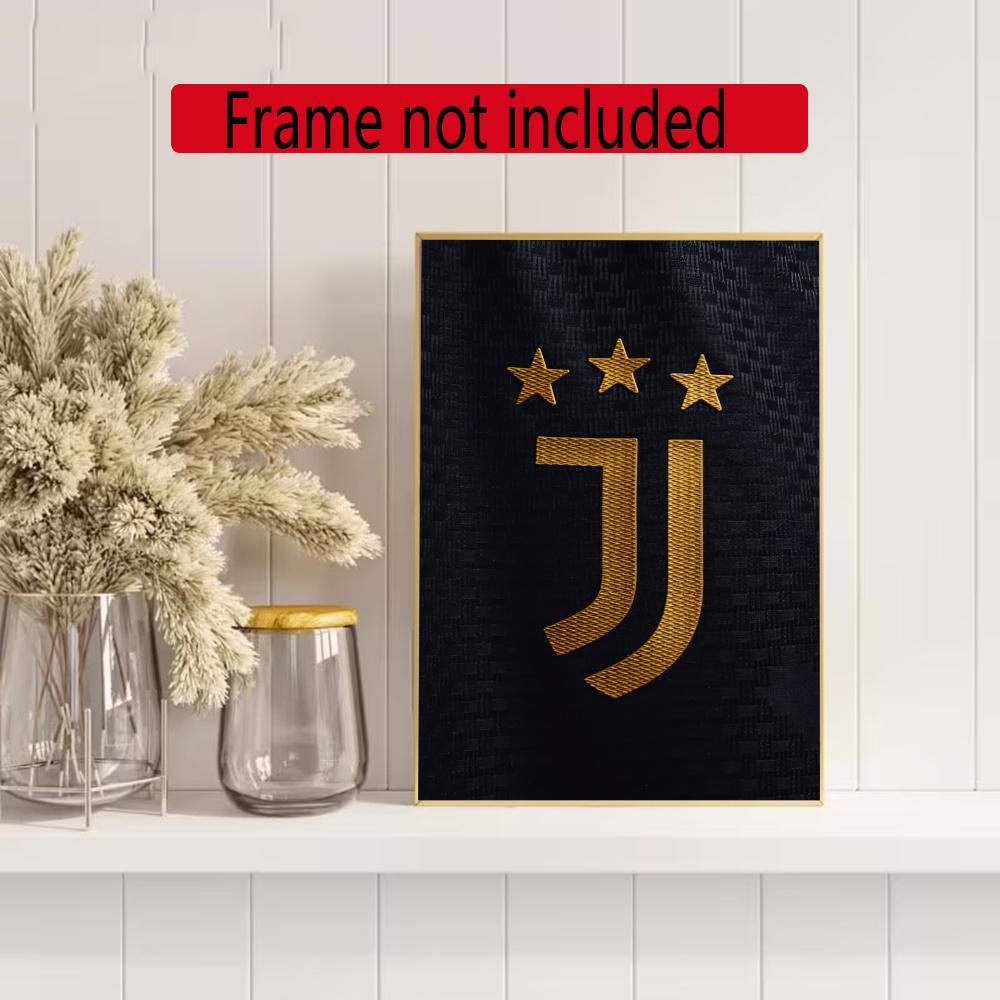 Juventus 5D Diamond Painting Round Diamond Rhinestones Mosaic Diamond Embroidery Wall Paintings Rhinestones Gift Frameless