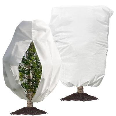 200CM X 240CM Huge Plant Cover with Zipper Drawstring Thickened Winter Tree Cover Freeze Protection Frost Cloth for Outdoor Plants