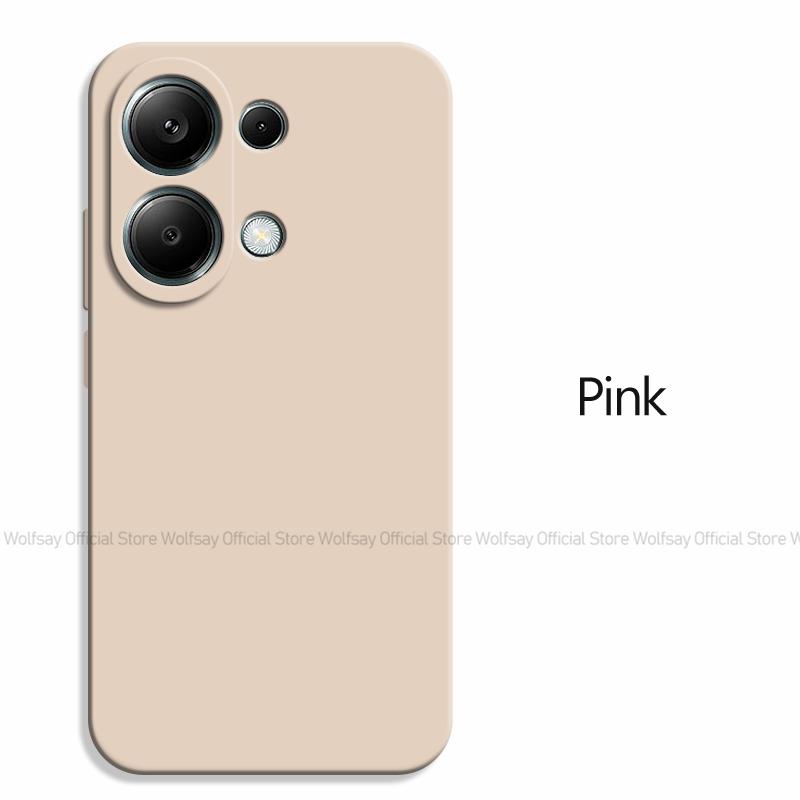 Für Xiaomi Redmi Note 13 Pro 4G Hülle Xiaomi Redmi Note 13 Pro Plus 5G Hülle Original TPU Stoßfeste Flüssigsilikon-Telefonhülle