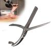 Rib Prep Tool, Stainless Steel Rib Membrane Remover Tool with Arc Clamp Non Slip Grip for Kitchen Gadget BBQ Preparation