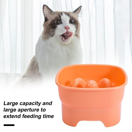 Haustier Schüssel Anti-Ersticken Katze Lebensmittel Schüssel Stabile Basis Große Kapazität Hund Langsam