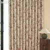 1PC LOZUJOJU French Retro Pink Peony Floral Curtains American Countryside Thick Curtains for Bedroom Living Room Window for Home Decor