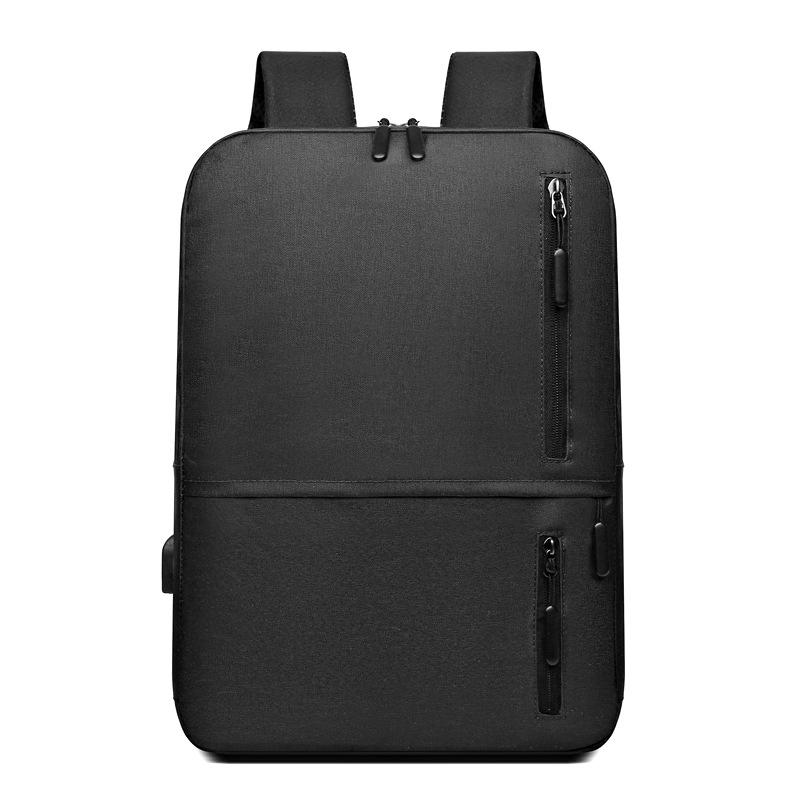 Men's Oxford Cloth Business Commuter Computer Bag Large Capacity Business Travel Backpack Rechargeable USB Bag