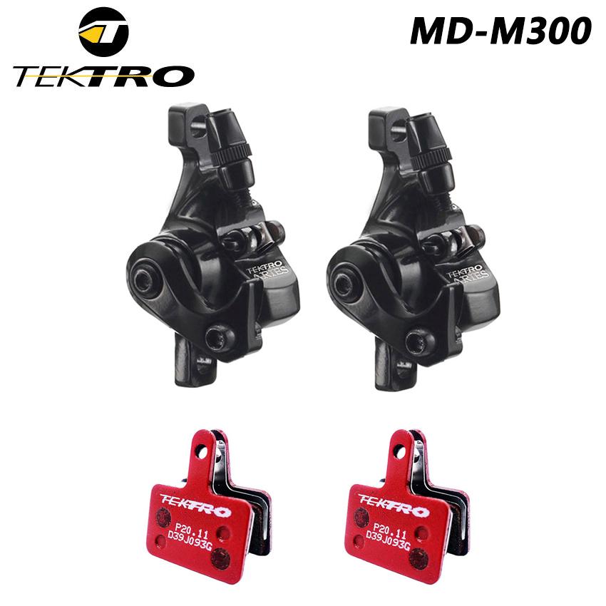TEKTRO MD-M300 Bicycle Disc Brake Mountain Bike Mechanical Brake Clamp Wire Control Cable Pull Disc Aluminum Alloy Accessories