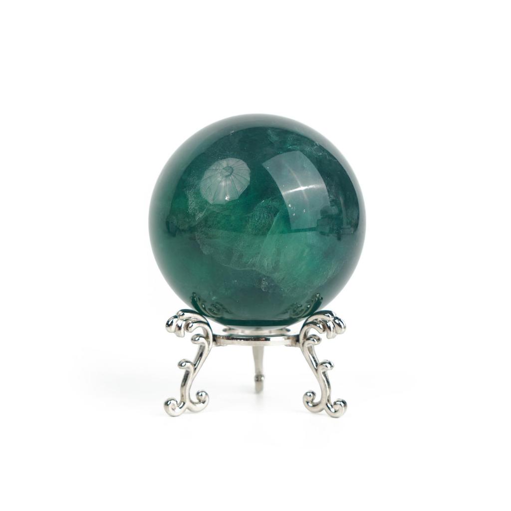 Cross-border Natural Crystal Ball with Multi-Gem Raw Stone Polished for Home Office Feng Shui Decor.