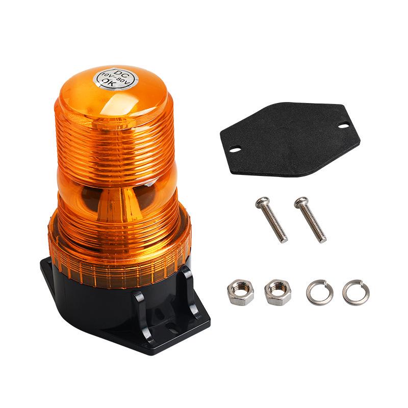 Forklift LED Warning Light for School Bus and Engineering Vehicles, Yellow 12-110V Strobe Light