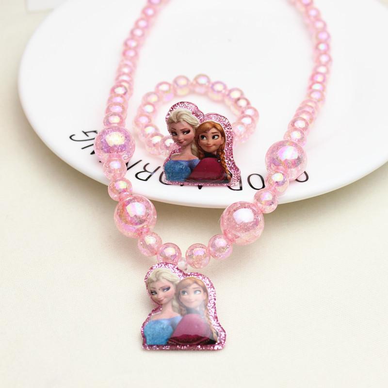 

Princess Children s Acrylic Necklace Set - Baby Jewelry for Kindergarten Prizes