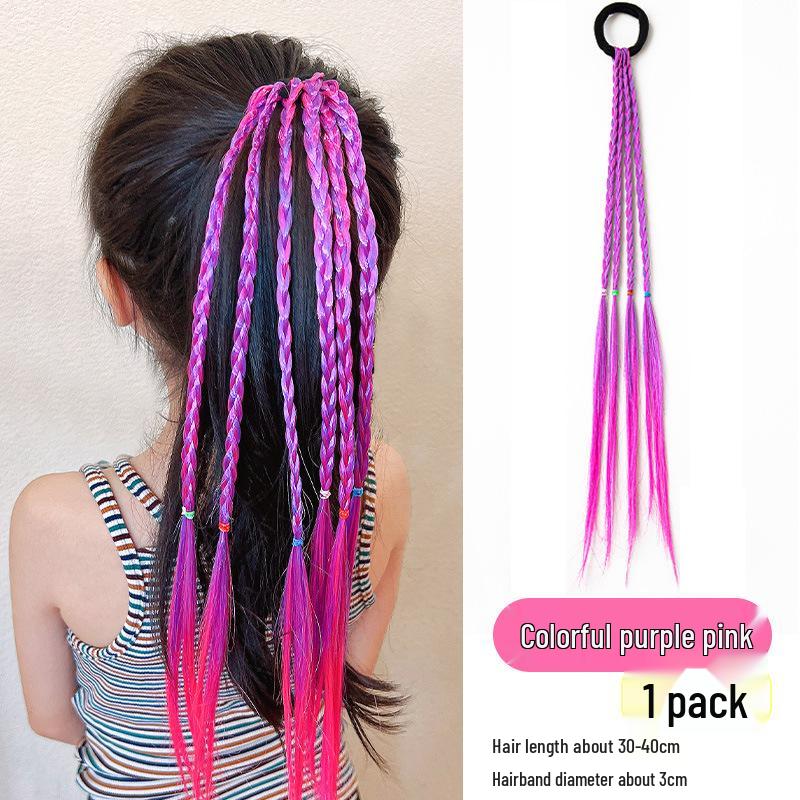 

Детские разноцветные плетеные резинки для волос - Милые и крутые аксессуары для хвостиков