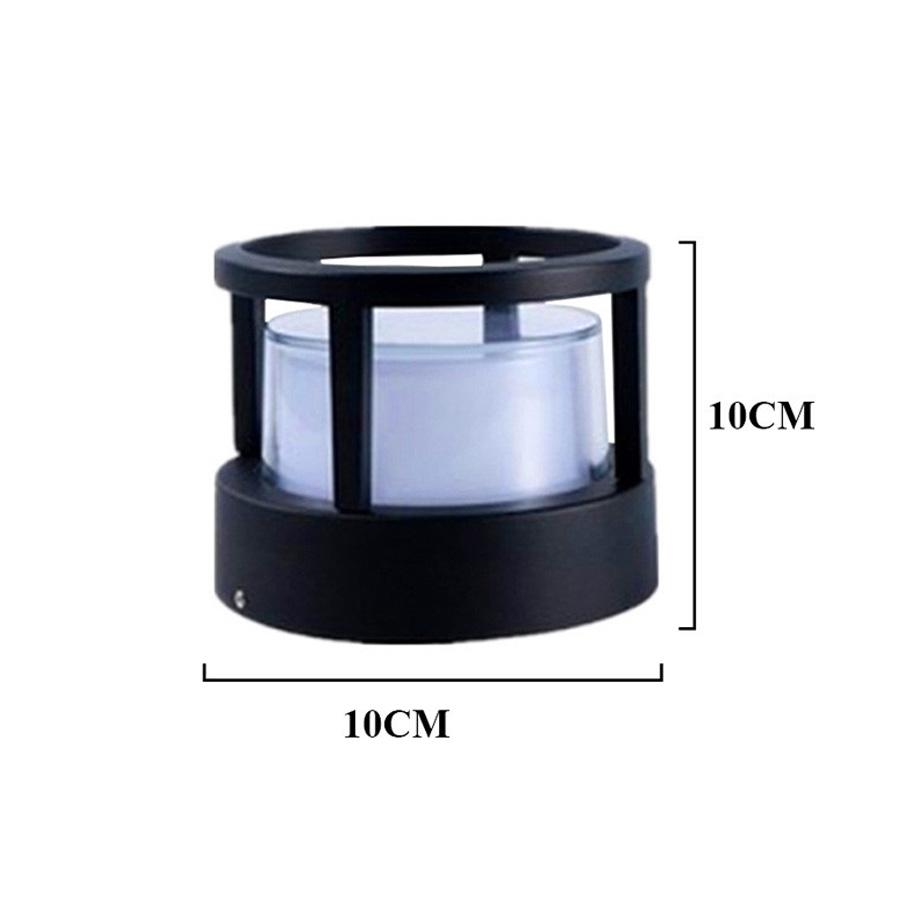 7/12W Outdoor Modern LED Post Light Waterproof LED Fence Deck Column Cap Lamp Villa Garden Balcony Porch Stigma Light