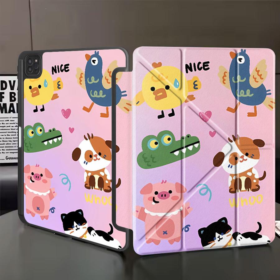 

Желто-белый чехол для планшета с щенком для iPad Mini 6 7 Air 4 5 M3 M2 1 2 M4 11 дюймов Pro 2025 Pro 11-го 10-го 9-го 8-го 7-го 12,9 дюйма iPad Mini 6 8.3