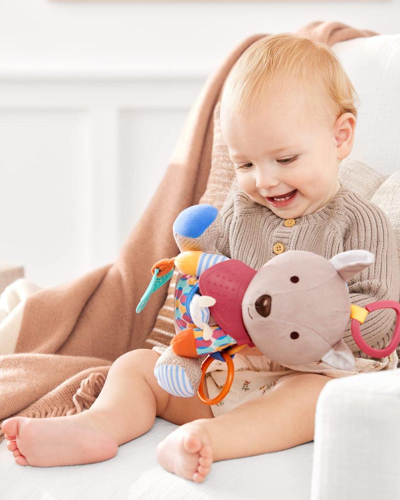 Beruhigendes Plüschtier Hängeornament für Neugeborenen-Autositze und Kinderwagen