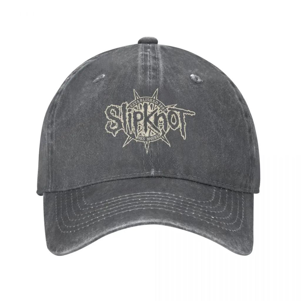 Heavy Mental Rock Music Baseball Cap Vintage Distressed Washed Snapback Hat Running Golf Caps Hat