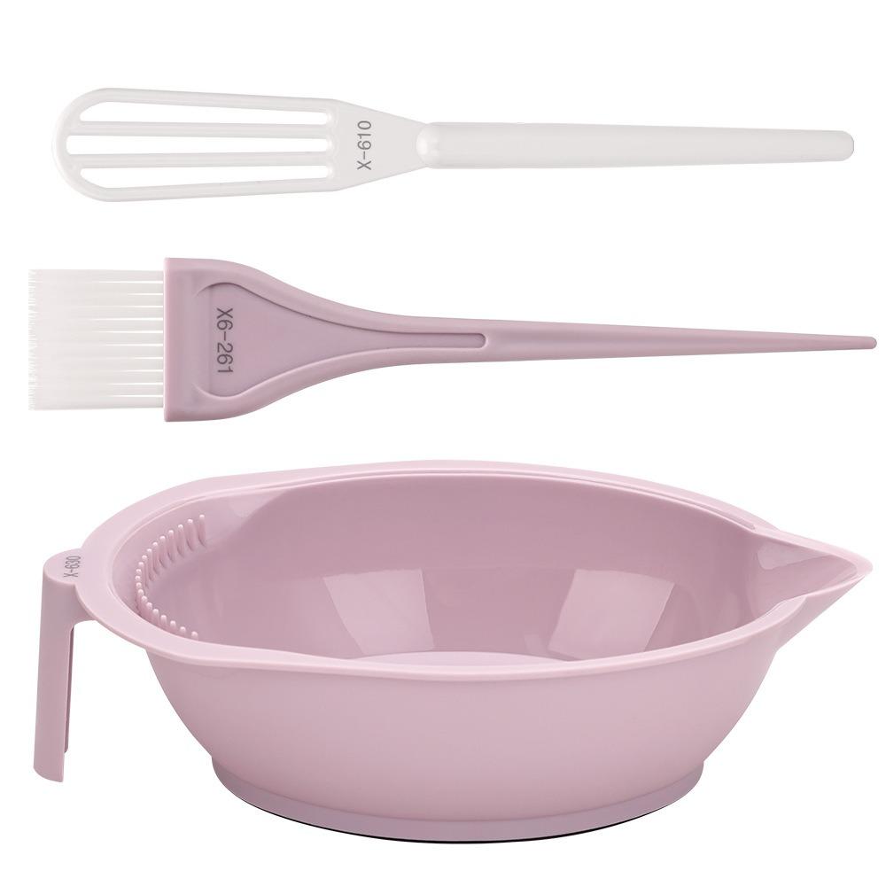 3PCS Anti-slip Professional Hair Dyeing Kit Hairdressing Hair Coloring Kit Barber