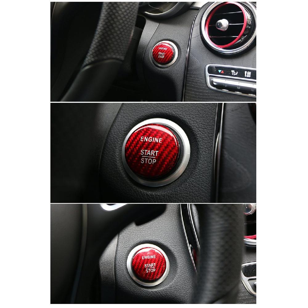 For Mercedes Benz C Class Glc C200L Engine Start Stop Button Cover Abs