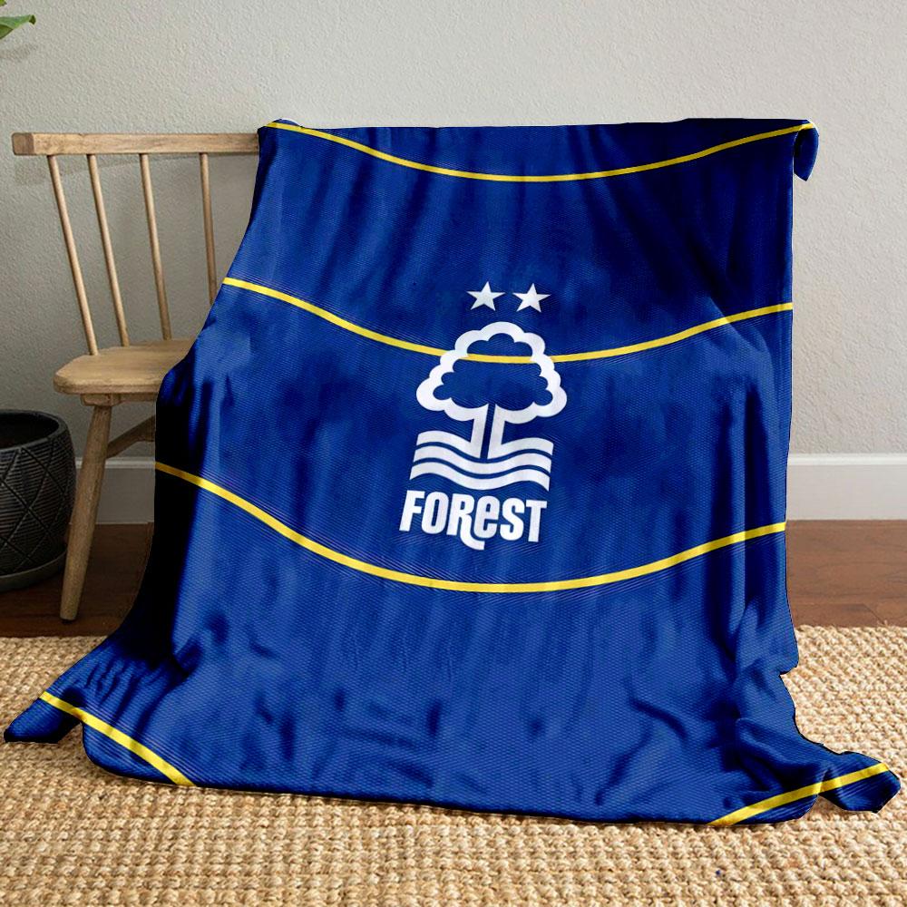 Blue Forest Logo Blanket Design print blanket soft and cozy perfect for the living room bed sofa or a nap,gift
