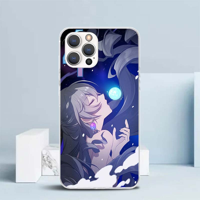 Honkai Star Rail Bronya Rand Soft Cover for iPhone 16 17 Air 15 14 Pro Max 16E Phone Case 13 Mini 12 11 7 SE 8 Print Pattern Fit