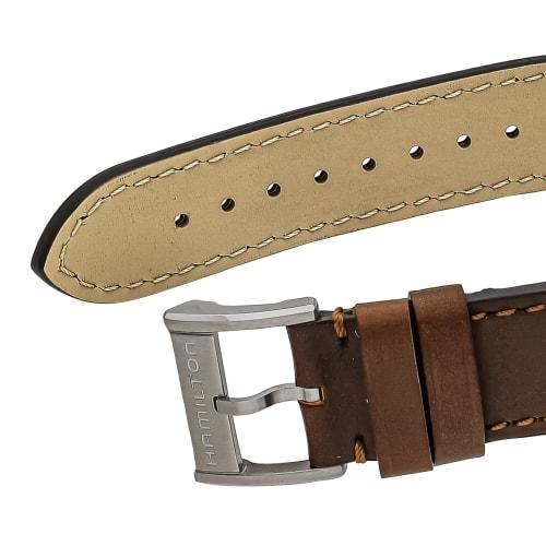 Hamilton Jazzmaster Open Heart Watch, Blue Dial, Stainless Steel, Sapphire Crystal, Automatic, 40mm, Swiss Made, Men's, Brown, H32675540