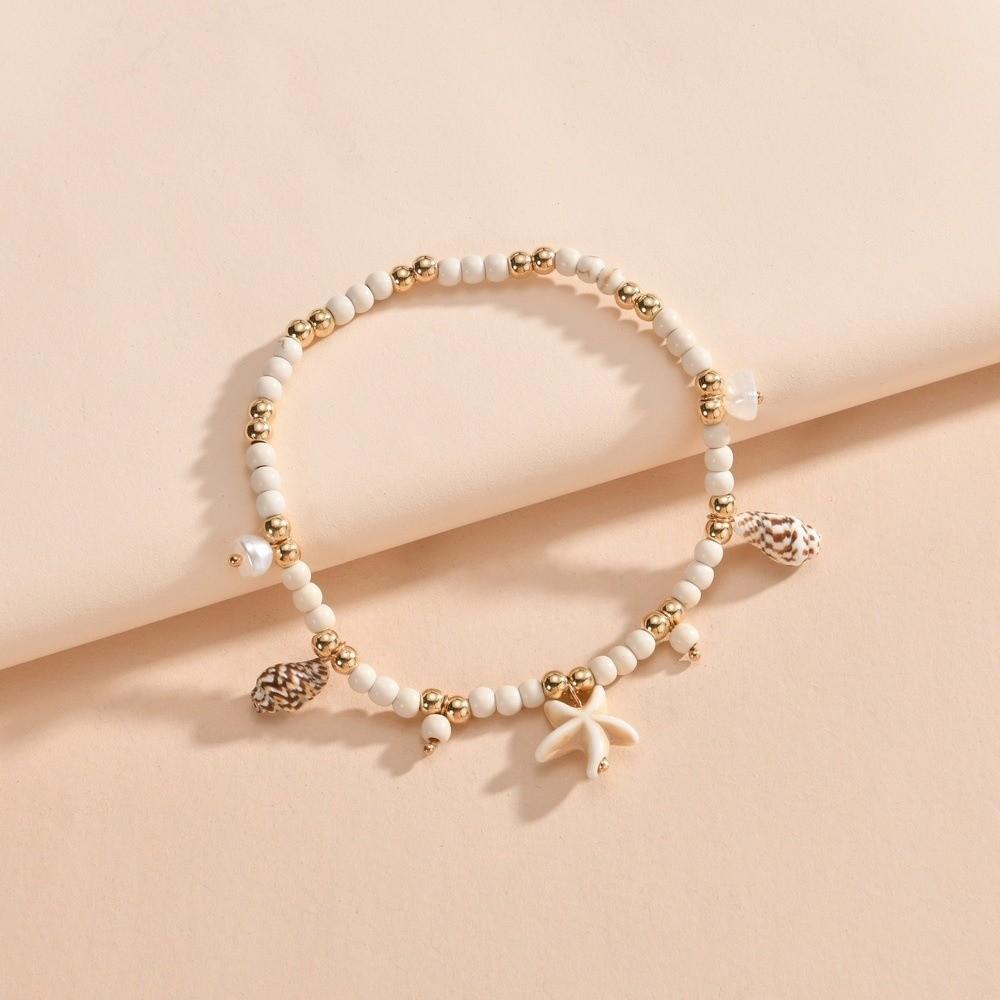 Bead Boho Beaded Anklets Vintage Beach Foot Chain Handmade Starfish Pendant Ankle Women