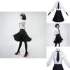 Authentic Bungo Stray Dogs Akiko Yosano Cosplay Uniform Complete Outfit Featuring Perfect Stitches And Stylish Design