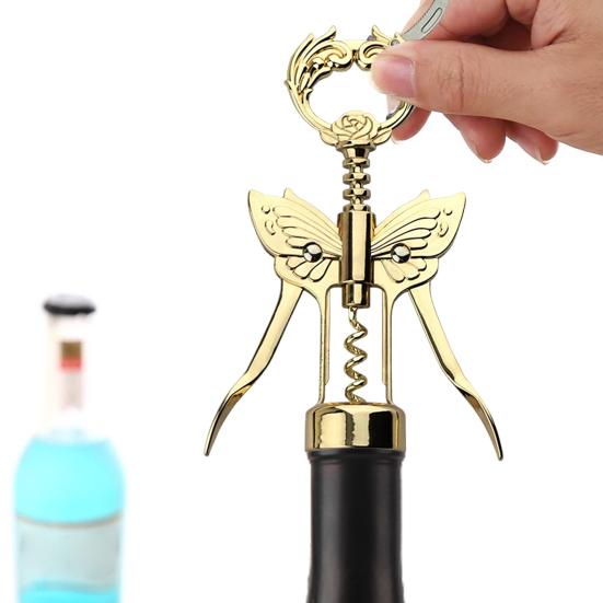 Wine Bottle Opener Butterfly Wing Multifunctional Corkscrew for Kitchen Restaurant Chateau And Bars Table Decor