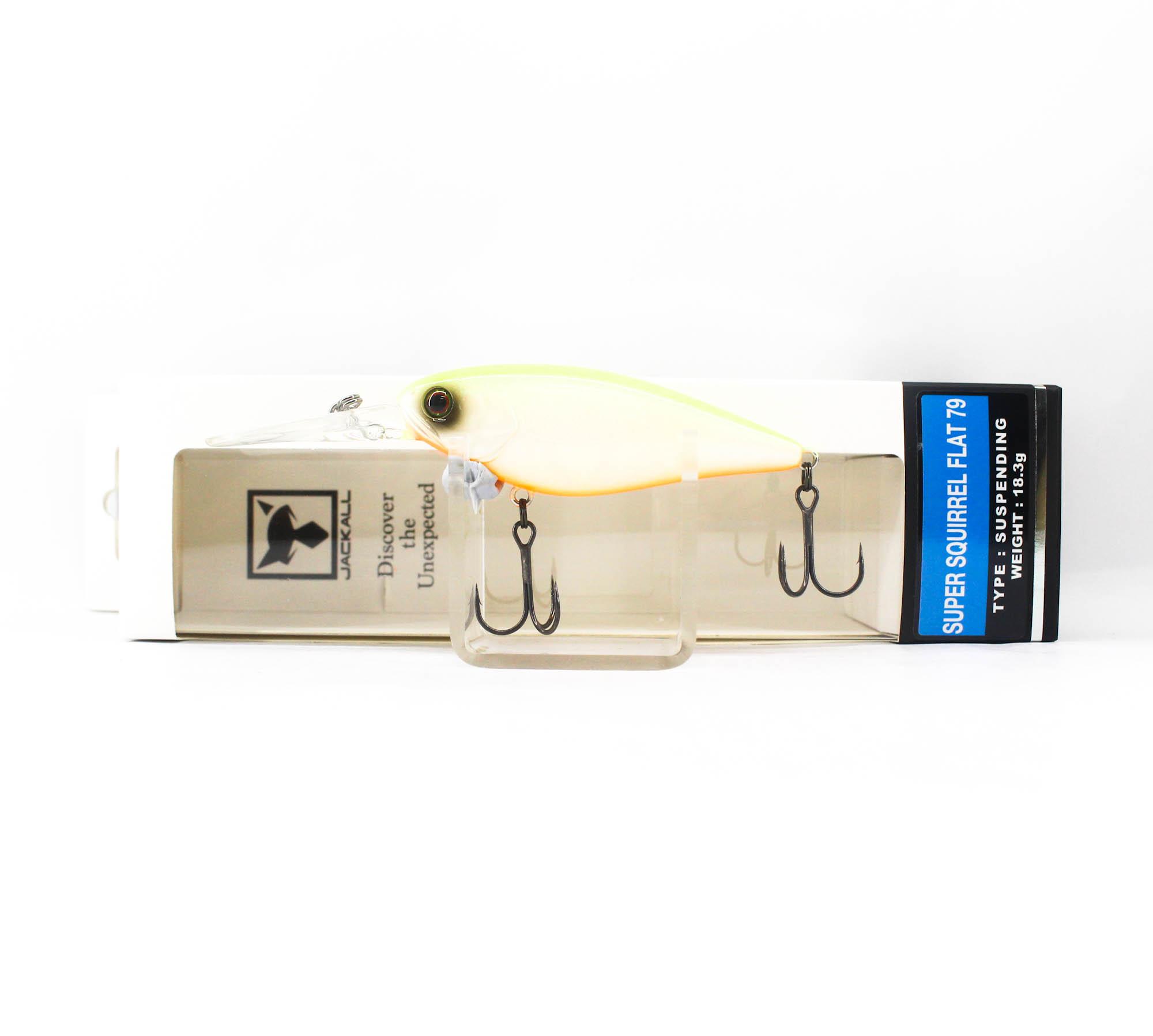 Jackall Squirrel 79SP Flat SDD Suspend Lure Chart Back Pearl (9039)