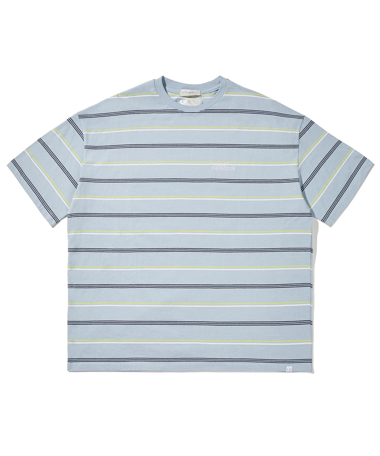 Sounds Life Db Stripe T-Shirt Sky Blue M/Free