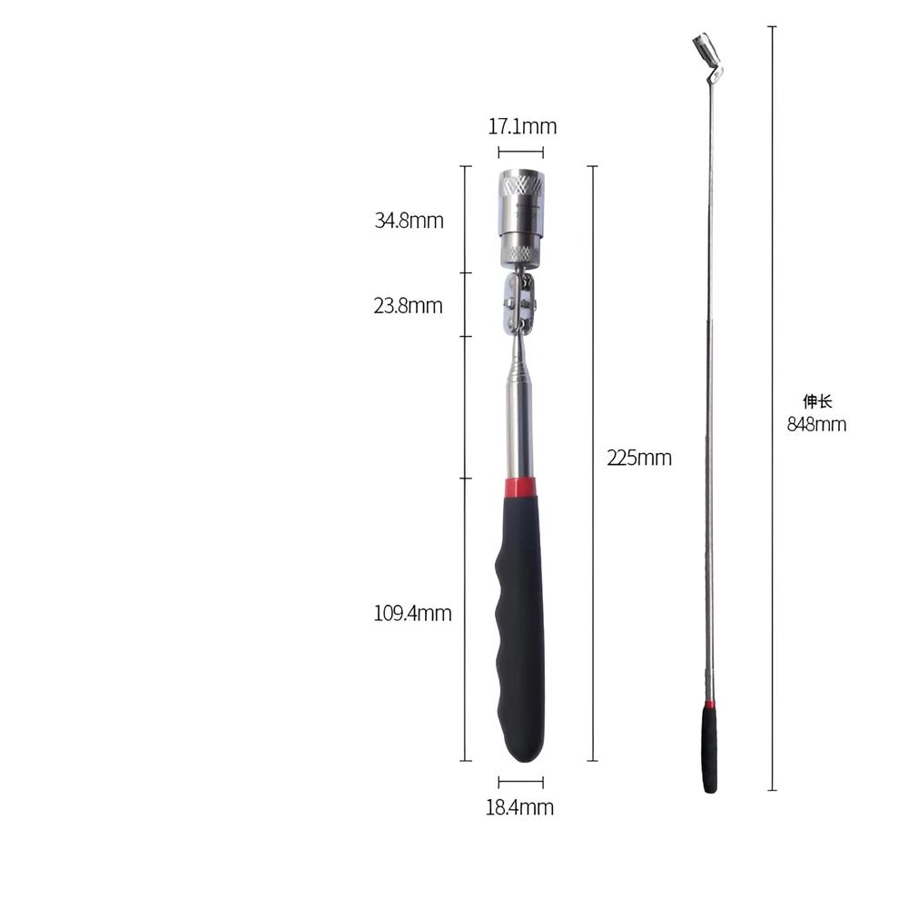 Portable Telescopic Easy Magnetic Pick Up Rod Stick Extending Magnet Handheld Tool Telescopic Magnetic Pick Up Pen