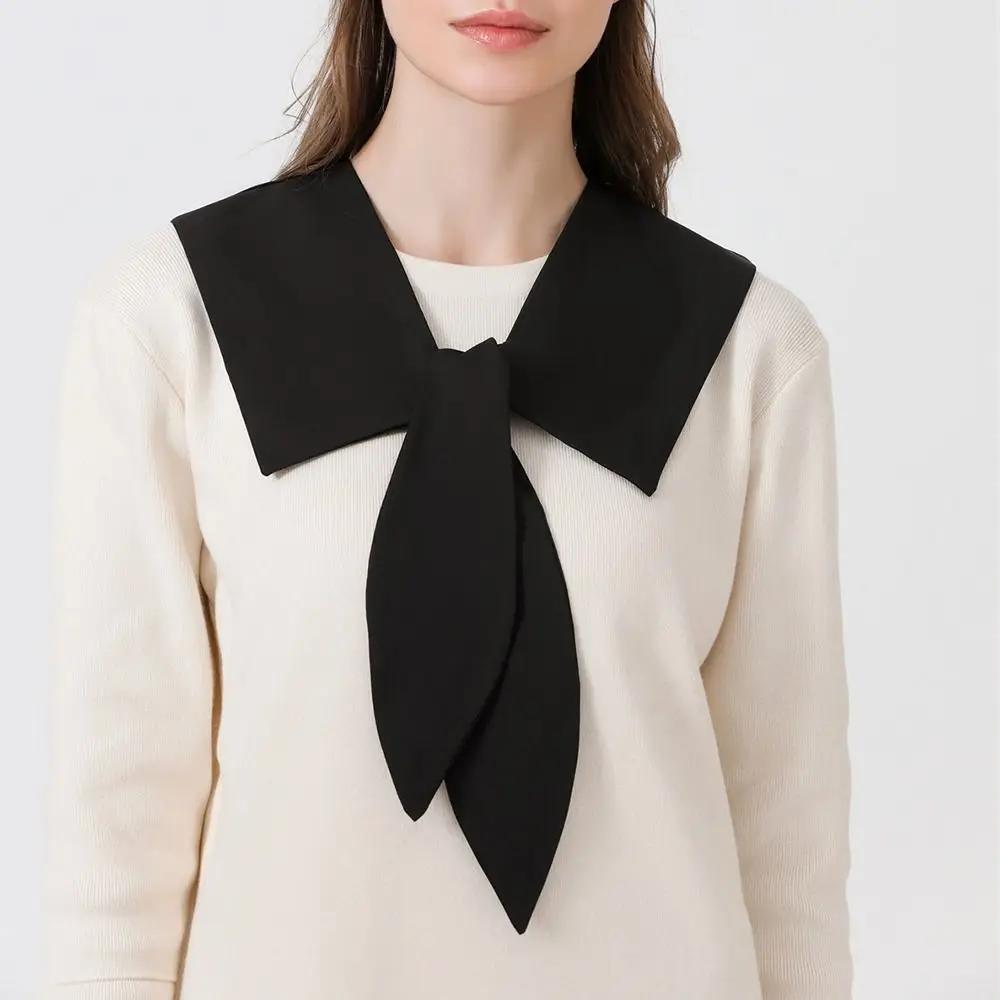 New Lapel Fake Collar Vintage Detachable Shirt Collar for Women Blouse Sweater False Collar Lapel Top Neckwear Ties