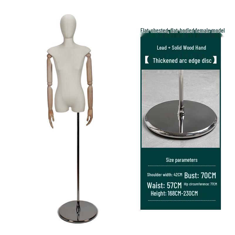 Korean-Style Women's Fabric-Wrapped Mannequin for Clothing Display
