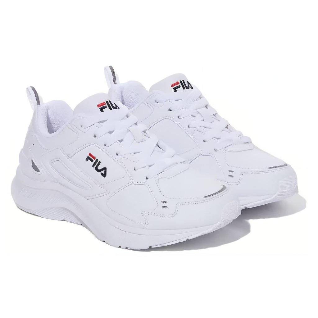 Fila Comfortable Durable Breathable Low-Top Running Shoes Unisex Sneaker White 1RM02557F-100