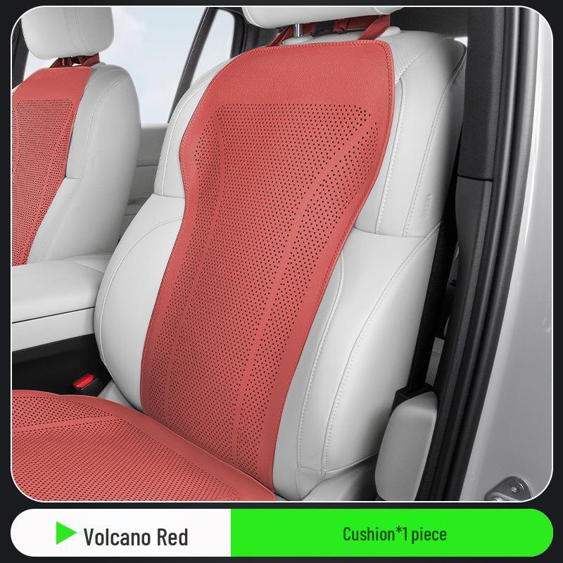 Universal Perforated Breathable Car Seat Cushion for Five-Seat Vehicles - Year-Round Ventilation