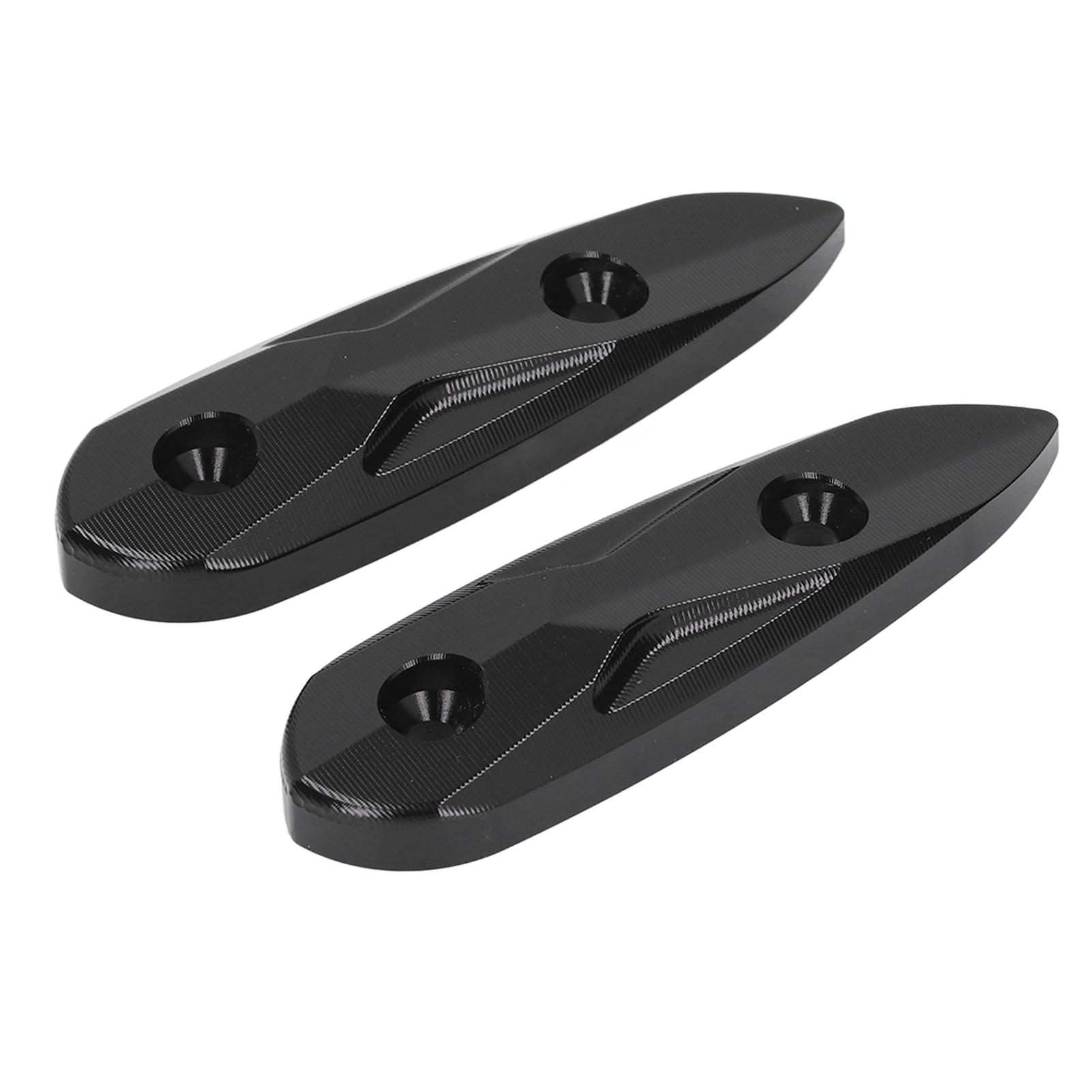 

105мм Мотоциклетное ветровое стекло Заглушка отверстия M6x20 Алюминиевый сплав Черный Заглушка кронштейна бокового зеркала