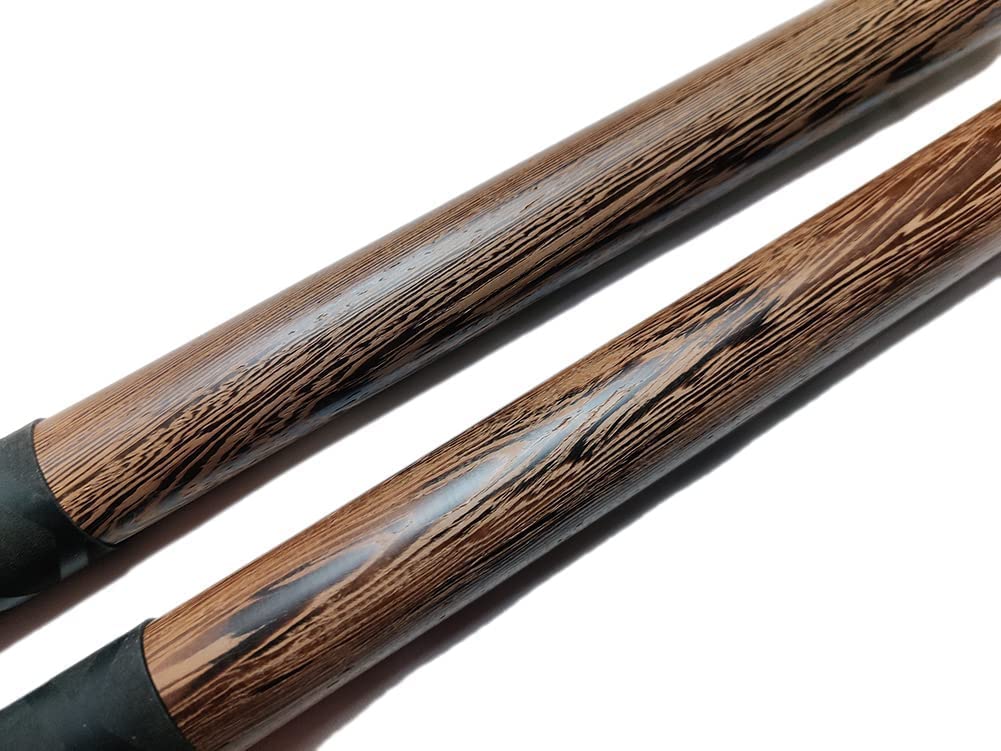 Premium Taiko Drumstick Set 2cm with Black Wood Grain for Percussion and Authentic Taiko Drumming R-STYLE (30cm Long, Diameter)