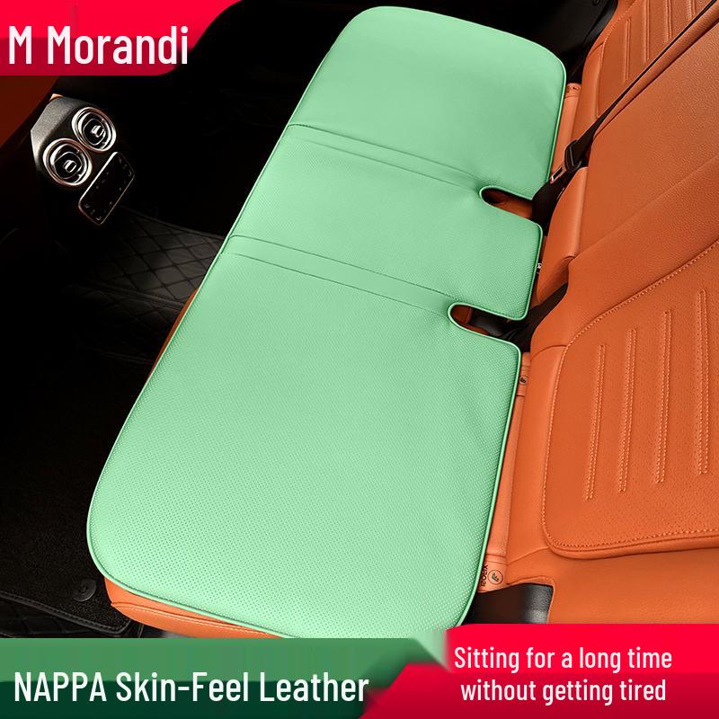 Morandi Nappa Leather All-Season Car Seat Cushion for Mercedes-Benz E-Class/C-Class/GLC/GLB/GLE